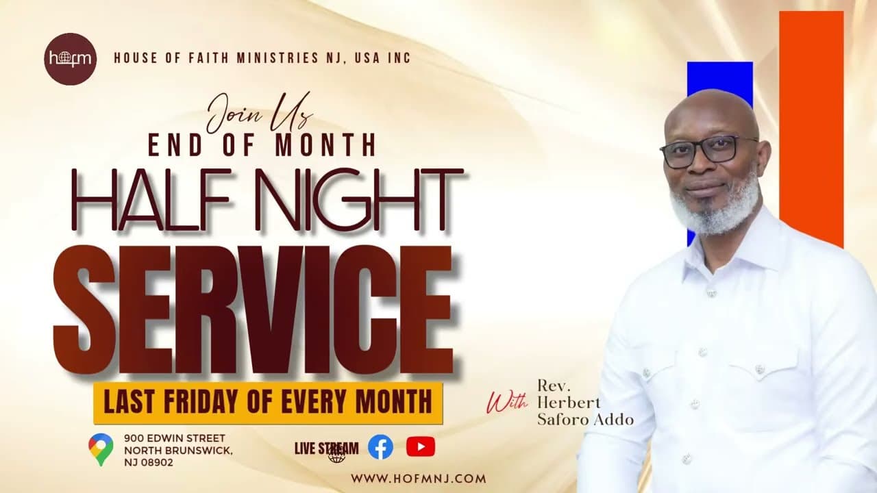END OF MONTH HALF NIGHT SERVICE - JUN. | HOFMNJ