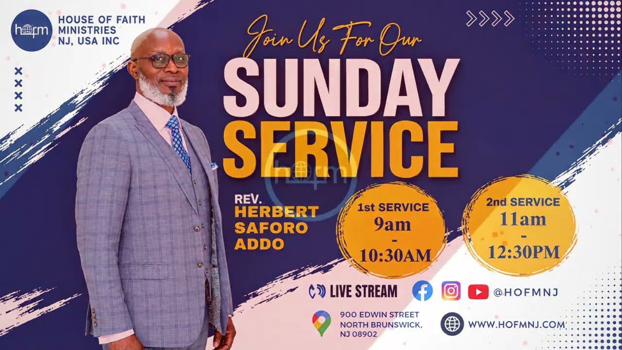 SUNDAY SERVICE | Rev. Herbert Saforo Addo