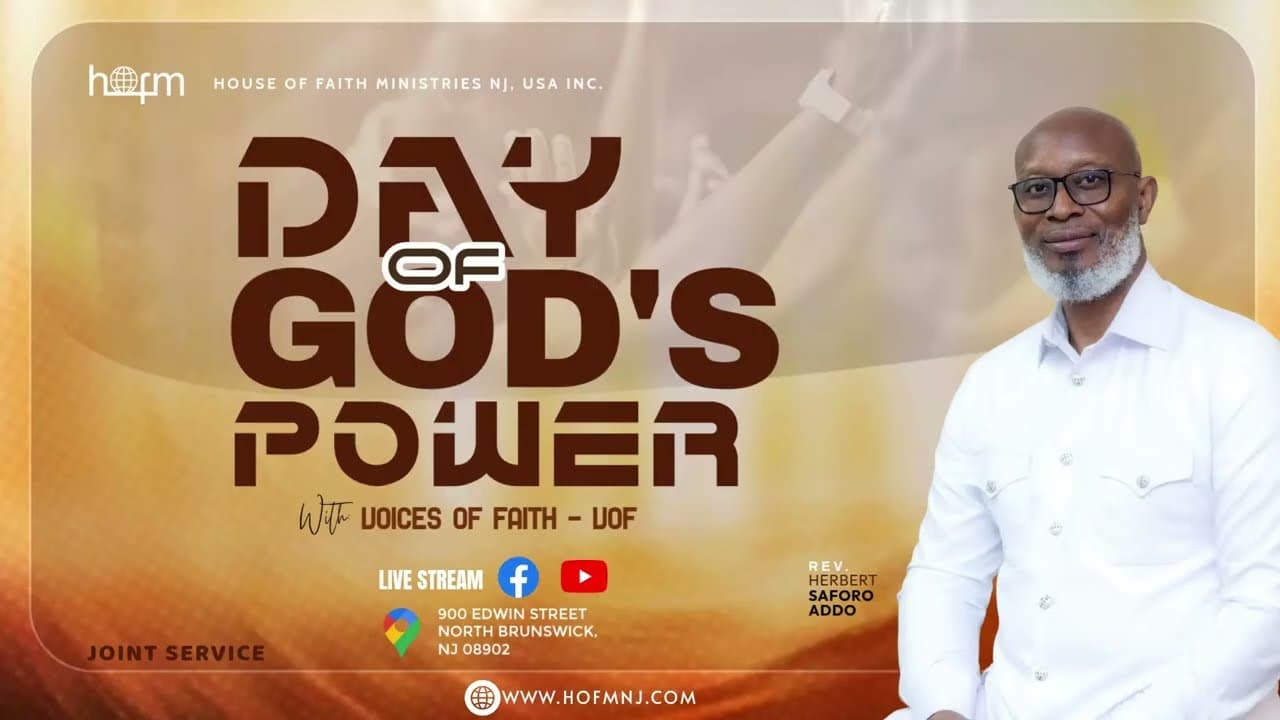 DAY OF GODS POWER - JULY 2026 | VOICES OF FAITH - VOF